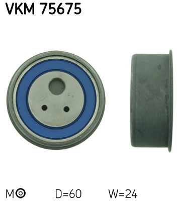 Натяжной ролик, ремень ГРМ - VKM 75675 SKF